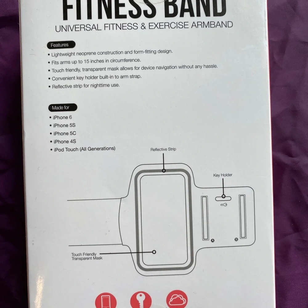 2- fitness arm phone bands